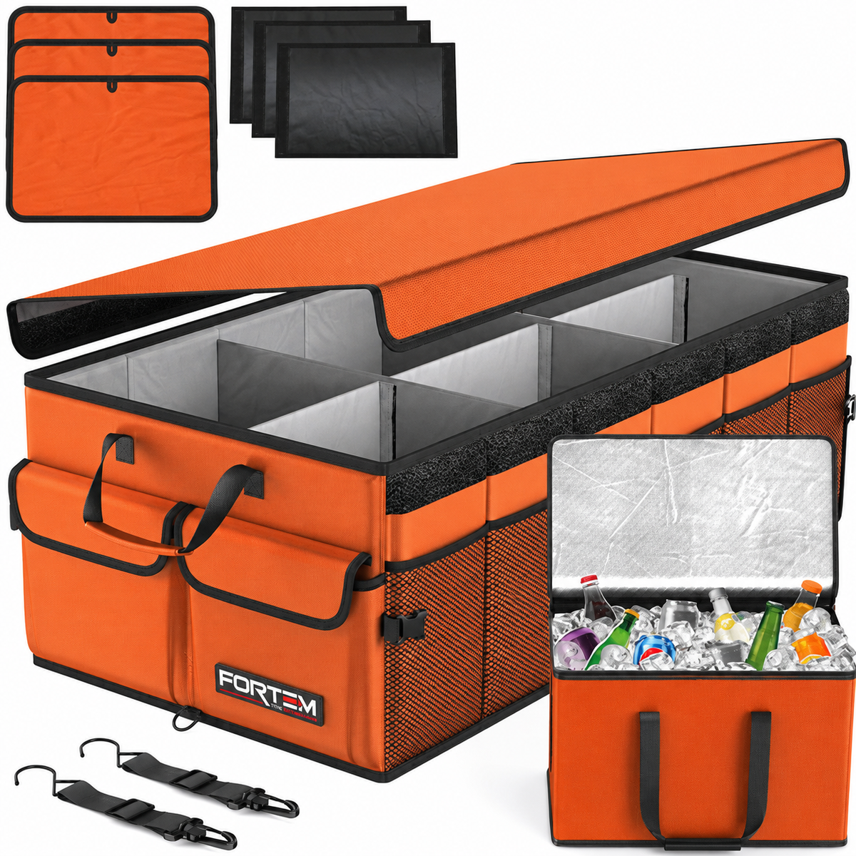 π Heavy Duty Car Trunk Organizer β Foldable Multi-Compartment Storage Solution for SUV, Sedan & Truck