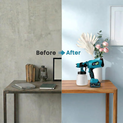 High-pressure Cordless Paint Sprayer with 2 Batteries