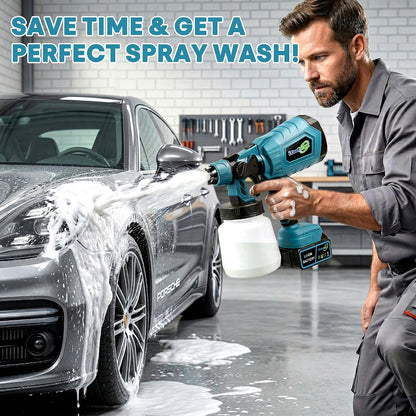 High-pressure Cordless Paint Sprayer with 2 Batteries