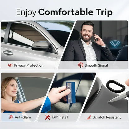 Universal Reduce Infrared Heat & Block UV by 99% Removable Window Tint Film for Cars - DIY Cut for Multiple Shapes 1