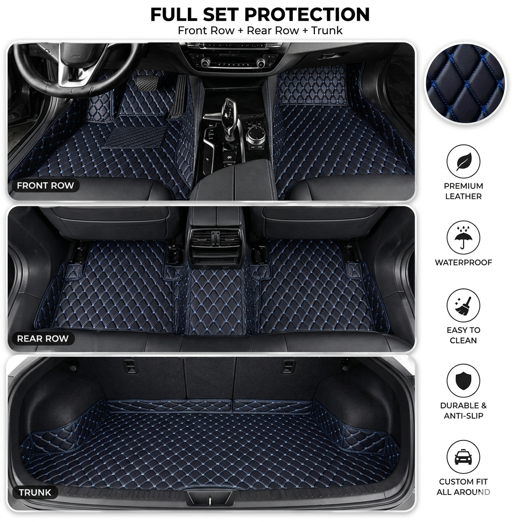 Elvie Heavy Duty Universal Fit Car Mats, SUVs, and TrucksMn