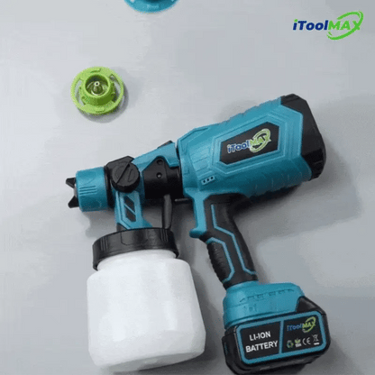 High-pressure Cordless Paint Sprayer with 2 Batteries